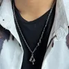 Anhänger Halsketten Koreanische Version Original Unregelmäßige Flüssigkeit Halskette Männer Und Frauen Trendy Ins Hip-Hop Licht Luxus Nische Zubehör Schmuck