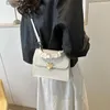 Abendtaschen Damen Handtaschen PU-Leder Krokodilmuster Satchel Mode Tote Geldbörse Einfarbige Metallschnalle Weibliche Kupplung Einkaufen