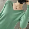 Women's Sweaters Women Sweater Autumn Winter V-neck Knitwear Long Sle Loose Cashmere Sweater Pullovers Lady Cheap Quality Jumper Knitted TopsL231113