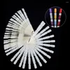 False Nails Tools Nail Color Card With Removable Ring Gel Polish Palette Chart Art Display Practice Training