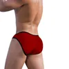 Calzoncillos para hombre, calzoncillos transpirables sexys, Tanga Modal de cintura baja, ropa interior convexa en U, bolsa larga abultada, bragas de Bikini a la moda