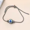 Charm Bracelets Sell Blue Eye Beads Adjustable Stainless Steel Couple Bracelet For His Or Her Valentine's Day Birthday Christmas Gift