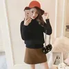 Frauenpullover Casual Rollkragenpullover Frauen 2023 Herbst Winter Langarm Warme Strickpullover Elegante lose weiße Frau