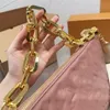 10A حقيبة مصممة من الجلد الأصلي Coussin PM أكياس الكتف Crossbody Crossbody Gold Chain Purse Pouch Wide Admovable Woolets 3 Inside Compartments بالإضافة إلى الحجم