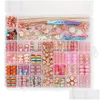 Andere Diy Armband Accessoires Case Losse Kralen Kettingen En Gereedschap 305 Stuks Set Holle Snoep Kleuren Bead Charm Groothandel Drop Delivery Jood Dh8Mg