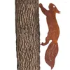 Dekoracje ogrodowe metalowy wystrój wiewiórki Sylwetka na drzewo