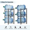 Uchwyty magazynowe Stojaki 3 -Tier Water Water Rack 5 galon uchwyt na butelkę Wytrzymę od 231113