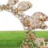 Collier de crâne de tuliper Halloween pour femmes en cristal ramionnage Chauer Jewelry Accessoires Cadeaux Iced Out Chain Chokers3169681