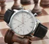 2023 Men de montre masculin classique trois mains quartz watch business fashion watch glashutte flap fur sampe sapphire miroir cadran