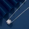 Caleidoscoop ketting 18K goud ontwerper luxe mode dames grote barbaar titanium stalen ketting diamanten klaver dames sieraden