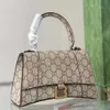 2023 Saco de Vidro Designer Sacos Ombro Lidar Com Cadeia Mulheres Bolsa Crossbody Tote 34Models Luxo Senhoras Sacos 2 Tamanho Crocodilo Padrão Ouro Prata