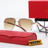 Designer classique lunettes de soleil hommes lunettes de soleil mode verre de soleil carré support en bois pour femmes lunettes 3 couleurs Adumbral