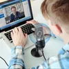 Freeshipping USB condenser microphone for computer professional recording MIC for Youtube Skype meeting game one line teaching 670-1 Aoqcu