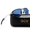 Óculos de sol GCV Ultralight quadro de óculos de sol polarizado Eyewear Men masculino estilo esportes de moda conduzindo pescadores masculino viagens ao ar livre UV óculos 230413