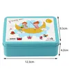 Intelligensleksaker 16st/set Baby Wood Magnetic Fishing Game Toys Set Iron Box Novelty Cognition Cartoon 3D Wood Funny Undersea Fish Toy Gifts 230412