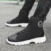 Botas homens inverno de alta qualidade de alta qualidade de pelúcia neve leve tênis ao ar livre antiderrapante calçado masculino