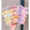 Haarschmuck 10 Teile/satz Kinder Mädchen Blume Bogenknoten Süße Haarnadeln Haarspangen Kinder Clips