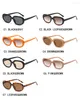 Solglasögon Brand Designer Men Luxury Multicolor Oval Eyewear For Lady Fashion Classic Vintage Women's UV400 Summer Accessories