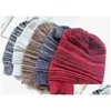 6 renk iki renkli pileli örgü kapak termal plover akrilik yığın şapka açık seyahat kadınları sıcak damla teslimat DHEGW