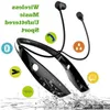 FreeShipping H1 Fones de ouvido esportivos sem fio à prova d'água DOBRÁVEL portátil fone de ouvido Bluetooth com microfone pescoço usar fone de ouvido estéreo Ghred