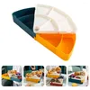 Dinnerware Sets Candy Box Plastic Snack Container Containers Storage Plate Case Vegetable Platter