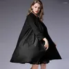 Trench da donna TPJB Donna Allentato Principale Giacche da abito Temperamento Moda Elegante Cappotto Oversize Manica lunga Vita alta Autunno