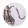 Bottiglie d'acqua Bronzo Caffè Over Drip Pot Bocca fine Bocca lunga a collo di cigno Teiera in acciaio inossidabile 304 fai da te