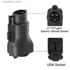 Electric Vehicle Accessories J1772 Typ 1 V2L Adapter American Socket Electric Car Vehicle Discharger EVSE EV Charger för biltillbehör Kontakt Q231113