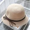 Brede rand hoeden lamaxpa zomer vizieren hoed opvouwbare zon klein beige strand voor vrouwen linnen femme chapeau vrouwstro stro hoed