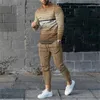 Men's Tracksuits Autumn Fashion Tracksuit Set 3d Printed Casual Long Sleeves T Shirts Trousers Suit Outfits Jogging Pants Oversized Male