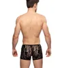 Sous-vêtements sexy pour hommes taille basse sexy Angle plat dentelle U convexe sous-vêtements pour hommes