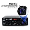 Freeshipping 110 V / 220 V LED Amplificatore audio domestico Amplificatore home theater bluetooth Altoparlanti stereo HiFi Supporto Radio FM Scheda TF A Nvqh