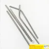 Stainless Steel Straw Reusable Straw 304 Metal Straw with Cleaning Brush Burlag Bag Packing Free Combination
