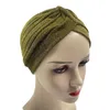 Beanies Beanie/Skull Caps Hats Bonnets For Women Fashionable Golden Bright Silk Toque Sleeve Cap Scarf Muslim Winter 2023Beanie/Skull Wend22