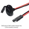 Uppgradera 10Awg SAE -kabel 2 -stift Snabbkoppling av bilens förlängningsförlängningshål för solpaneler Battrey Motorcyklar BA W5B3