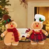クリスマスの装飾1ピース大きなジンジャーブレッド人形クリスマス子供のおもちゃ年パーティーDIYホームデコレーションアクセサリーキッドギフトテーブルオーナメント231113