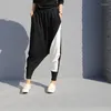 Spodnie damskie upuszczenie streetwearu patchwork harem dla kobiet moda hip hop lato luźne luźne fit fash elastyczne bawełniane bawełniane spodnie dresowe