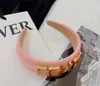 Luxury Designer Leather Headband Hair Bands golden Letters Hair Hoop Brands Clasp For Women Girls Fashion Jewelry Hair Accessories Wholesale Price