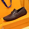 Główny kierowca Buty Buty Projektant Mężczyźni Arizona Hockenheim Mokasyny wytłaczane moda skórzana sukienka Mule Derby Casual Shoe Rozmiar 38-46 MKJKM00002