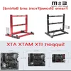 Freeshipping Mini ATX MATX ITX DIY Case Portátil Vertical PC Test Bench Quadro Aberto Placa Gráfica Chassic para 120/240 / 360W Refrigeração de Água Tjqf