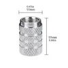 Andra hushållens sundries 4st/set bildäckventilstammar Cap Knurling Style Cap Aluminium Tire Wheel Stem Air Valve Cap för US Schrader