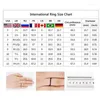 Wedding Rings 2023 Fancy Cross Twine Ring With Square Cubic Zirconia Stone Elegant Finger Band For Women Anniversary Surprise Gift