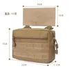 Açık taktik dişli giyim göğüs teçhizatı Airsoft avcılık yelek molle çantası basit taktik dergi torbası taşıyıcı eğitimi savaş üniforma