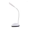 Lampes de table LED lampe de bureau réglable en continu tactile pliable chevet lecture Protection des yeux veilleuse DC5V 3XAAA batterie