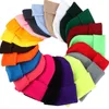 Czapki czapki czapki zimowe dla kobiet mężczyzn chłopców Dziewczęta szydełkowe czapkę fluorescencyjny kolor unisex jesienne kalipia czapki dzikie akcesorie 231113
