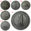 Sexiga hobo mynt USA Morgan Dollar Hand snidade hantverk Kopiera mynt metallhantverk Specialgåvor