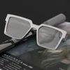 Zonnebrillen Shauna Retro Square zonnebril dames merkontwerper zomerstijlen snoepkleuren mode zilveren spiegel tinten mannen UV400 T230414