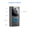 FreeShipping WIFI Deurbel Slimme Draadloze Video Deurbel Intercom Waterdichte Beveiliging Outdoor Deurtelefoon Camera 1080P HD Home Monitor P Glpm