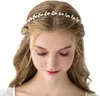 Klipy włosowe w stylu wybuchu nakrycia głowy panny młodej Rhinestone Rope Rope Band Ornament Wedding Ornament ręcznie robiona biżuteria