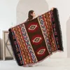 Blankets Beach Picnic Outdoor Camping Tassels Blanket Ethnic Bohemian Striped Plaid Blankets for Beds Sofa Mats Travel Rug Christmas 231113